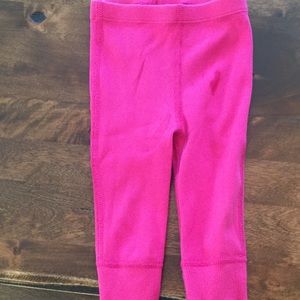 Bright pink Hanna Andersson leggings size 70